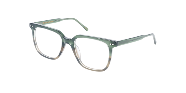 Lloyd Khaki Fade AcetaatEyeglass Frames van B24, Hoekweergave