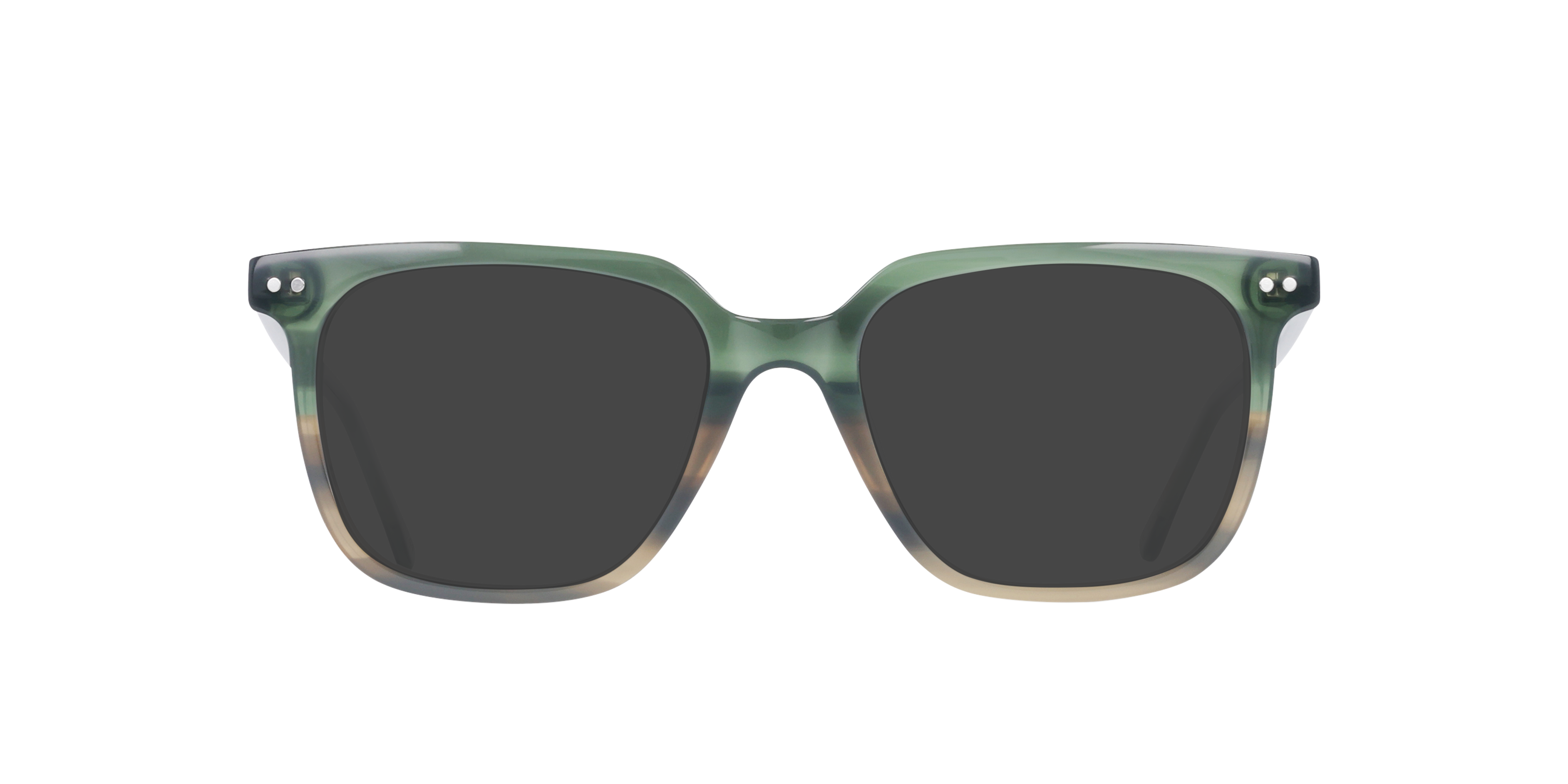 Lloyd Khaki Fade AcetaatEyeglass Frames van B24, met getinte lenzen