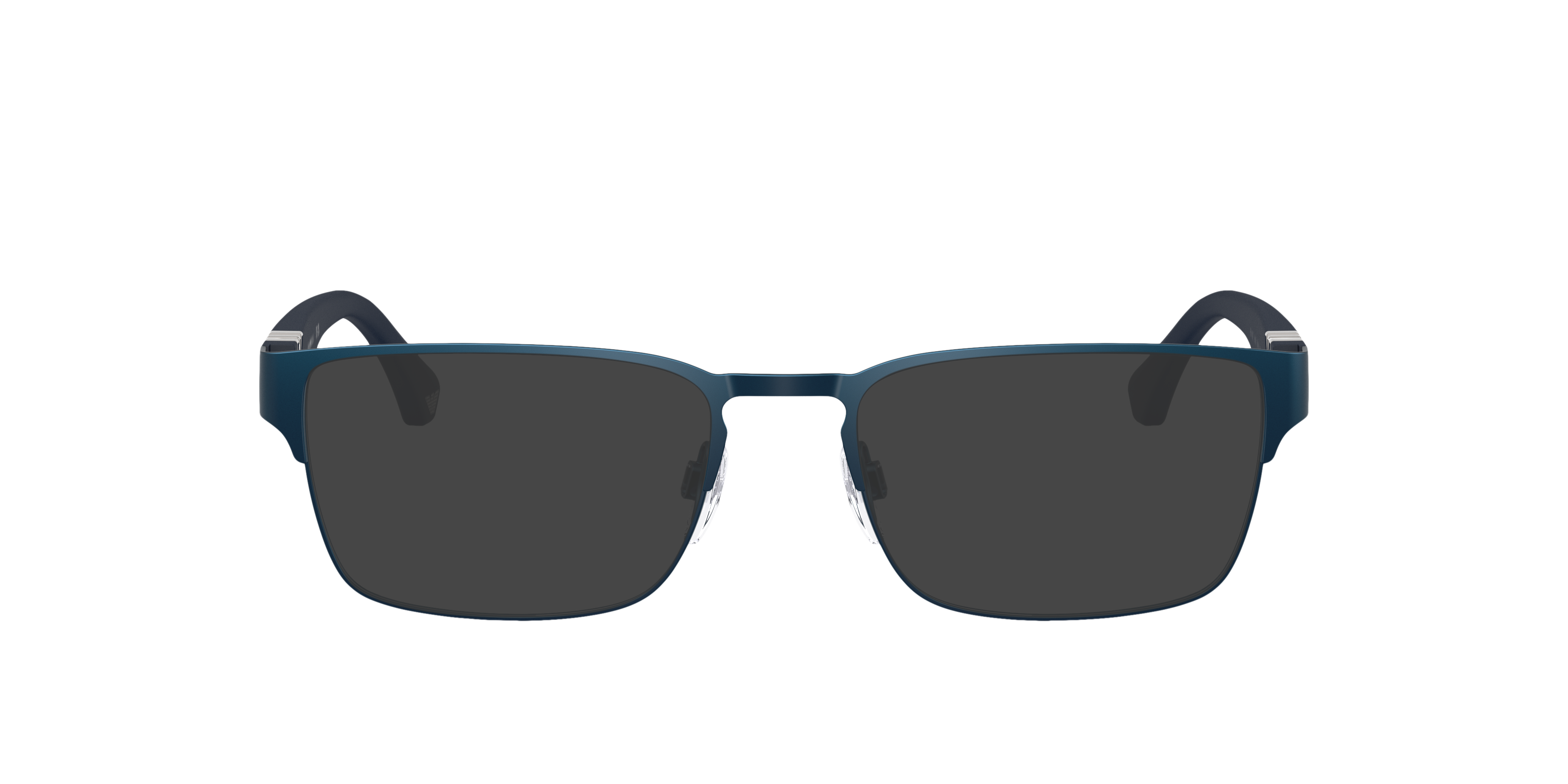 EA1027 Matblauw MetaalEyeglass Frames van B24, met getinte lenzen