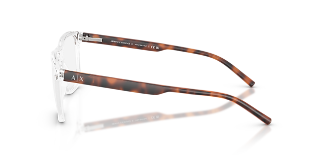 AX3048 Kristal KunststofEyeglass Frames van B24, Zijaanzicht