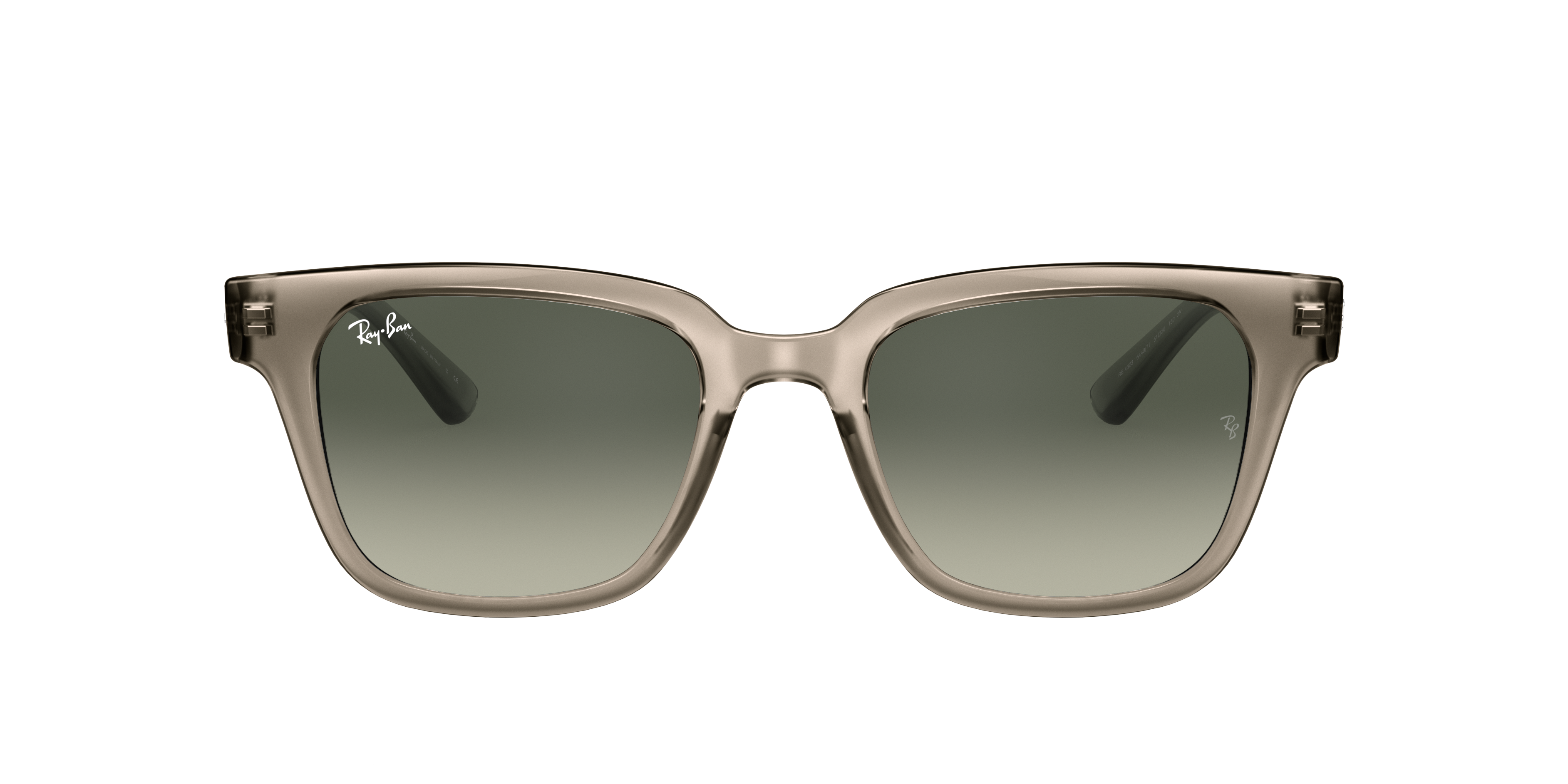 Thumbnail - Ray-Ban 8056597122566 Grau Transparent/black/transparent, Size: Large