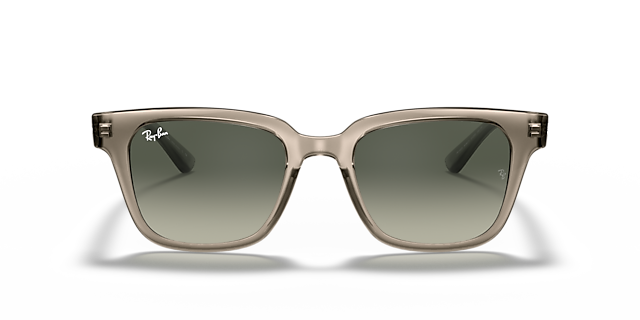 RB4323 Transparant grijs KunststofSunglass Frames van B24, Vooraanzicht