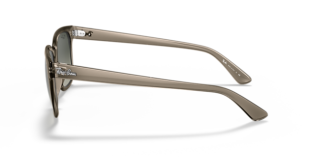 RB4323 Transparant grijs KunststofSunglass Frames van B24, Zijaanzicht