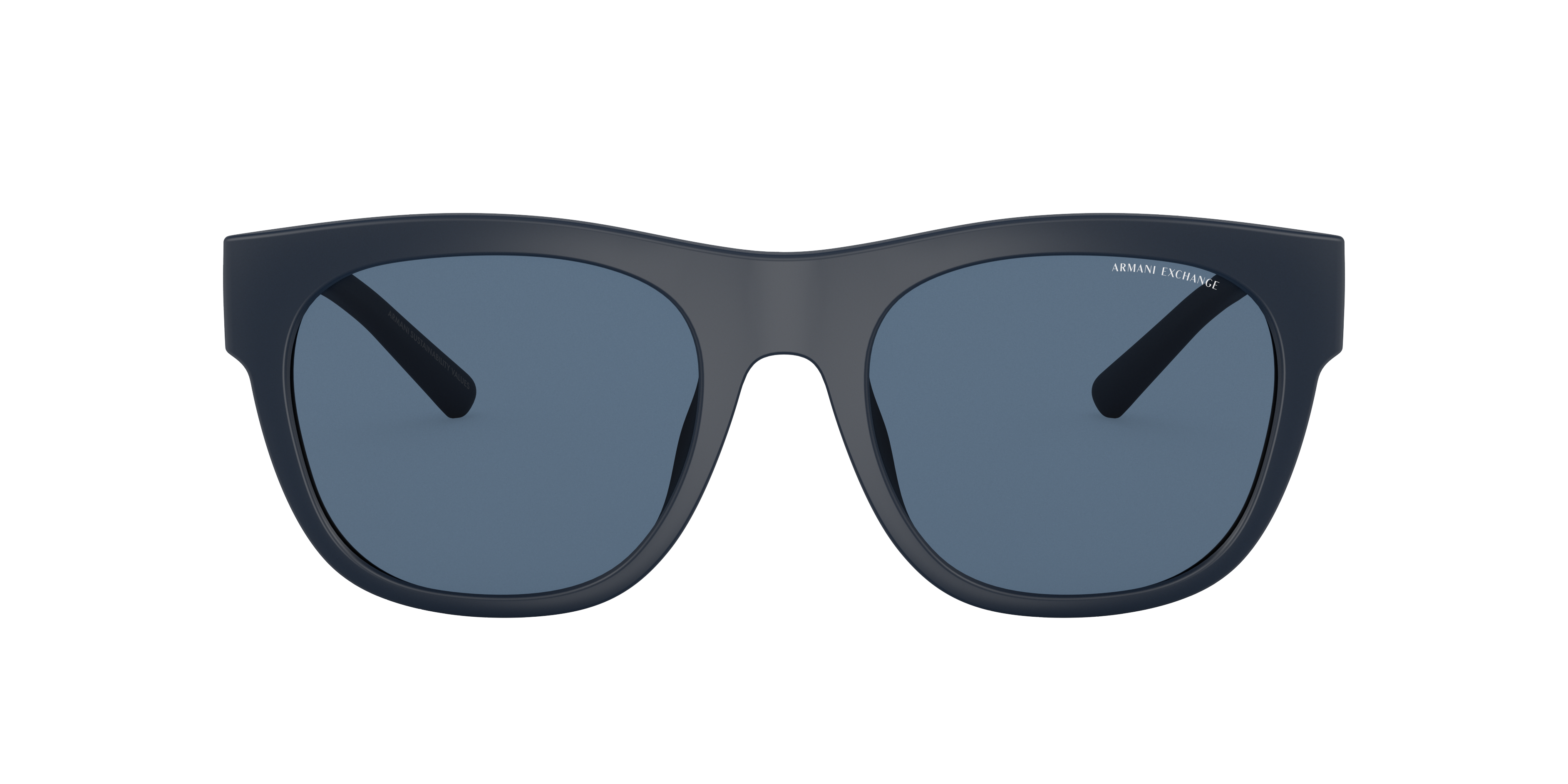 AX4128SU Matblauw KunststofSunglass Frames van B24, met getinte lenzen