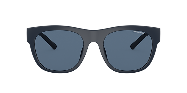 AX4128SU Matblauw KunststofSunglass Frames van B24, met getinte lenzen