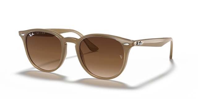 RB4259 Beige KunststoffSunglass Frames von B24, Dreiviertelansicht