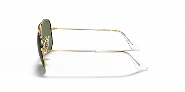 Aviator Kids Arista goud MetaalSunglass Frames van B24, Zijaanzicht