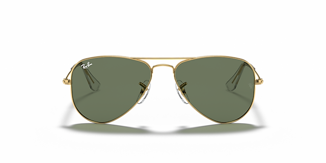 Aviator Kids Arista goud MetaalSunglass Frames van B24, Vooraanzicht