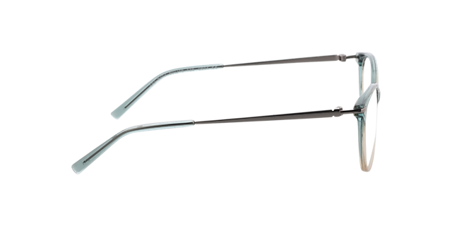 Lauren Gradiënt blauw  &  gunmetal  &  blauw AcetaatEyeglass Frames van B24, Zijaanzicht