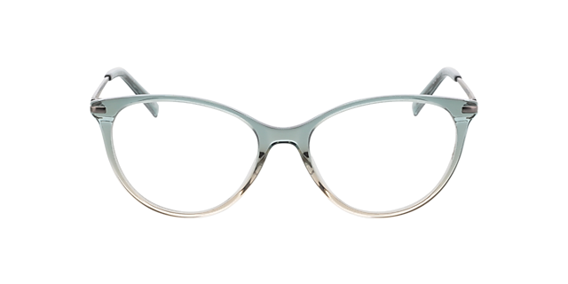 Lauren Gradiënt blauw  &  gunmetal  &  blauw AcetaatEyeglass Frames van B24, Vooraanzicht