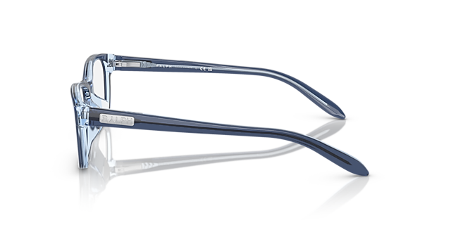 RA7039 Opal Blue On Light Opal Blue AcetaatEyeglass Frames van B24, Zijaanzicht