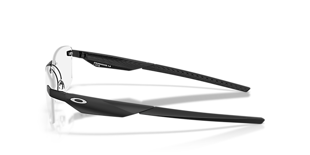 Steakhouse 1.0 Schwarz satiniert MetallEyeglass Frames von B24, Seitenansicht