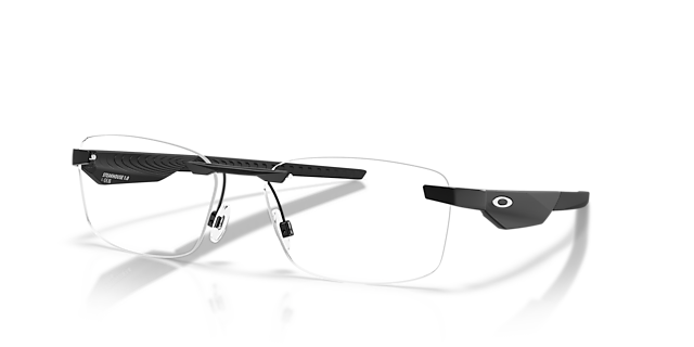 Steakhouse 1.0 Schwarz satiniert MetallEyeglass Frames von B24, Dreiviertelansicht