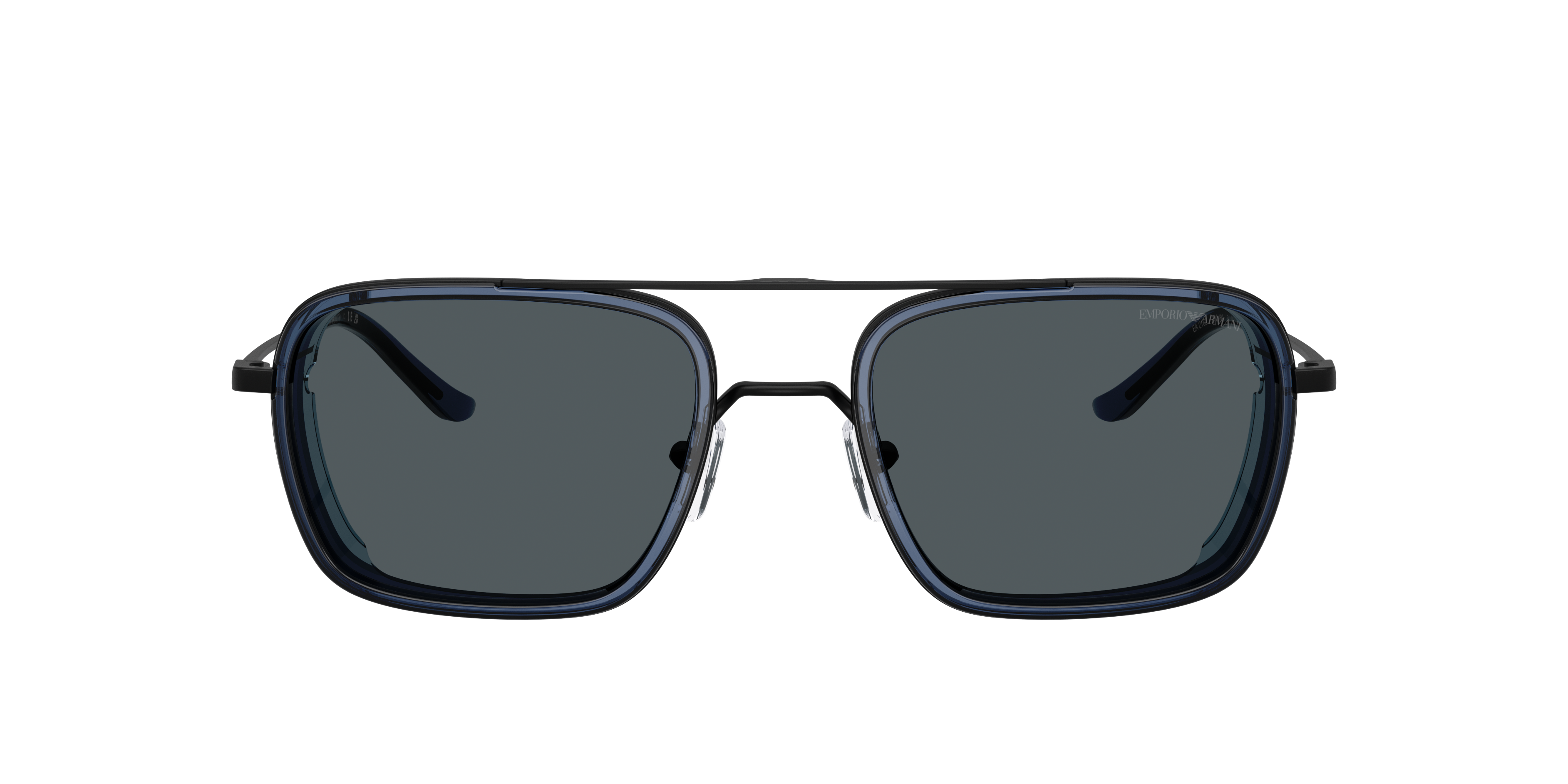 EA2162 Matt Schwarz MetallSunglass Frames von B24, mit getönten Gläsern