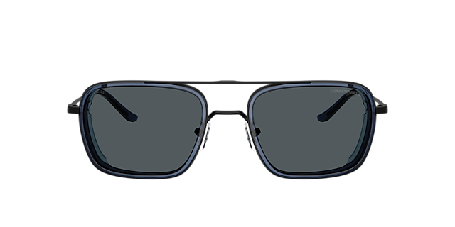 EA2162 Matzwart MetaalSunglass Frames van B24, met getinte lenzen