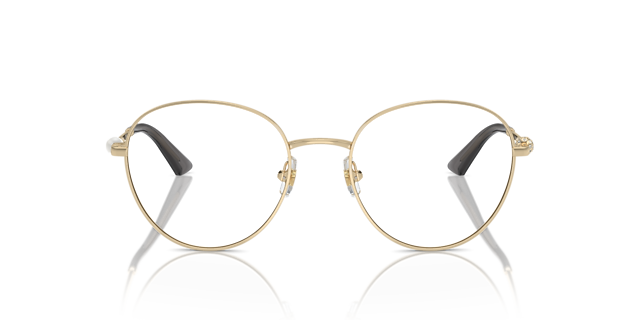 JC2004HB Hellgold MetallEyeglass Frames von B24, Vorderansicht