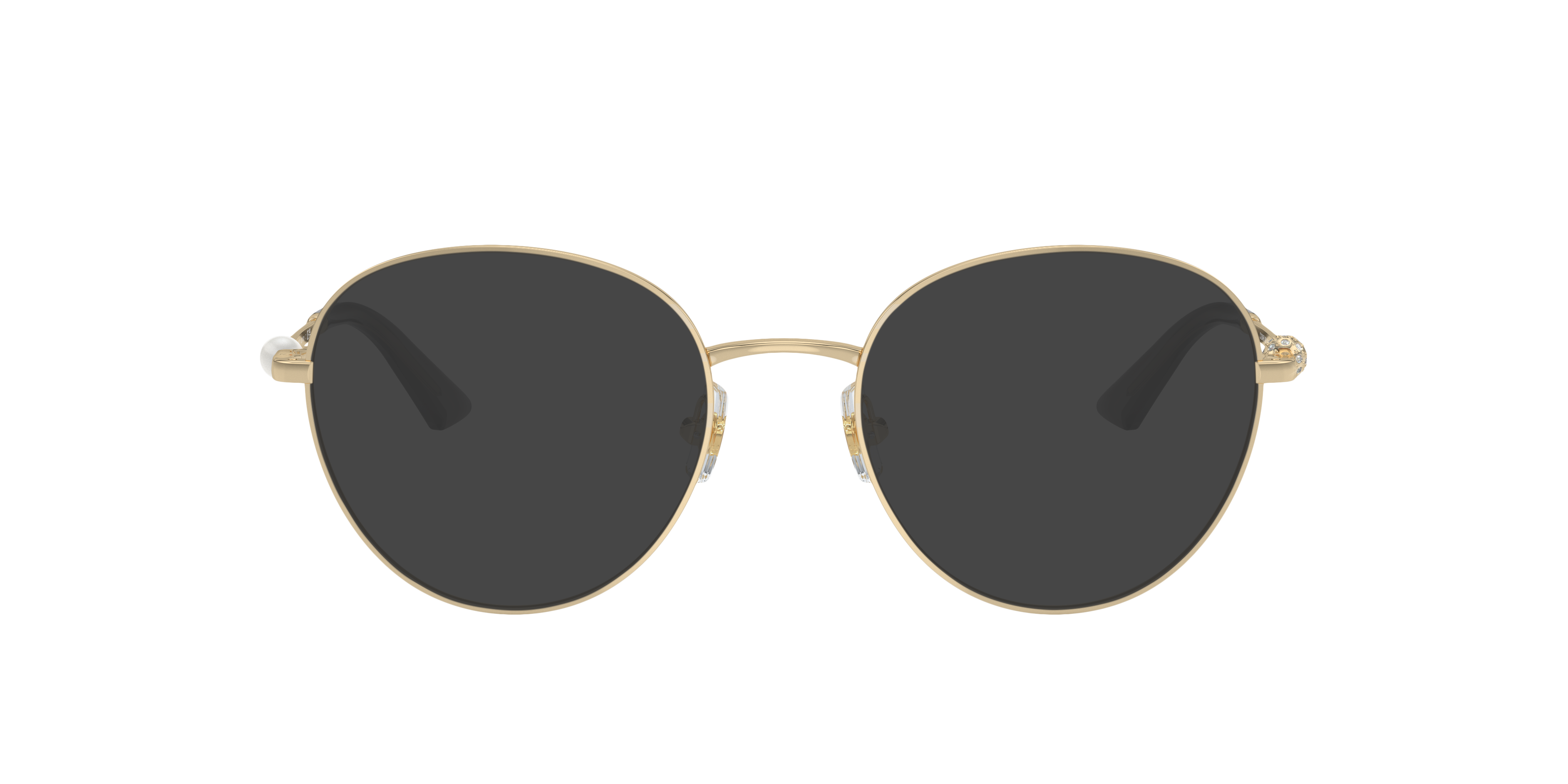 JC2004HB Hellgold MetallEyeglass Frames von B24, mit getönten Gläsern