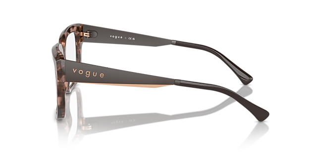 VO5559 Rosé Tortoise AcetaatEyeglass Frames van B24, Zijaanzicht