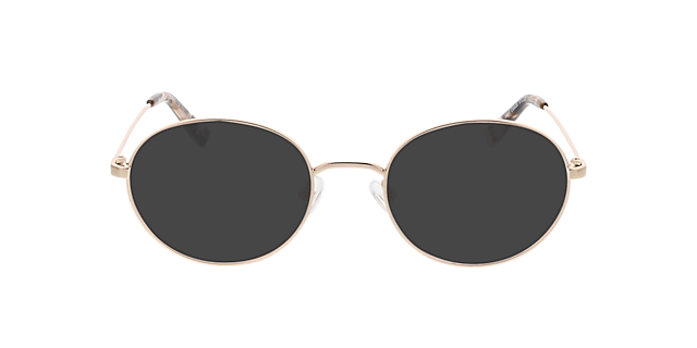 Leeds Roségoud MetaalEyeglass Frames van B24, met getinte lenzen