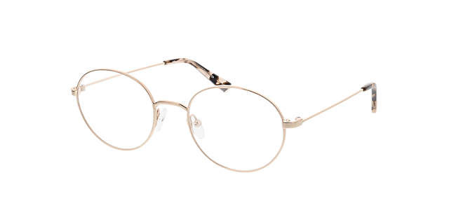 Leeds Roségoud MetaalEyeglass Frames van B24, Hoekweergave