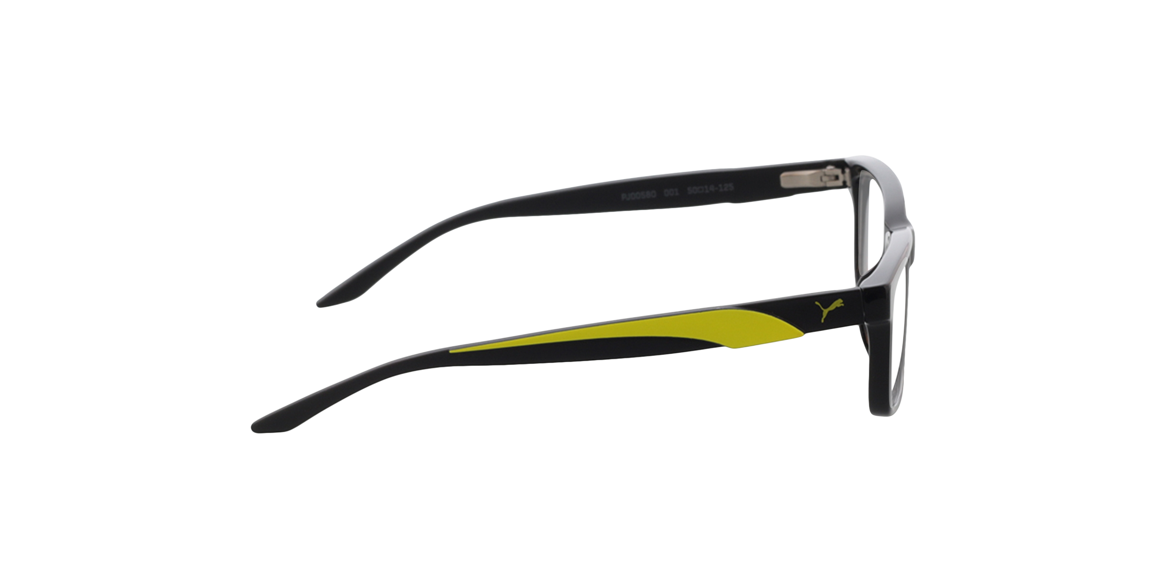 PJ0058O Schwarz KunststoffEyeglass Frames von B24, Seitenansicht