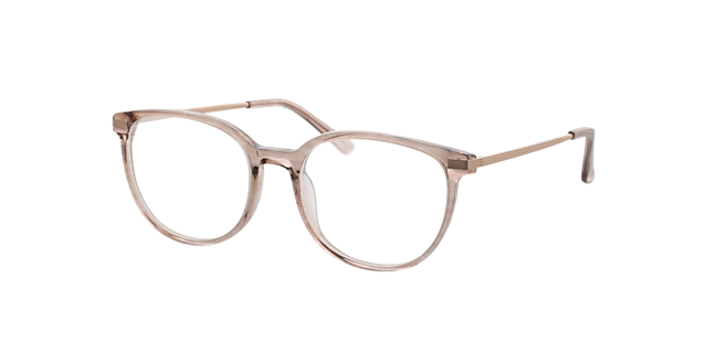 Alia Kristalroze AcetaatEyeglass Frames van B24, Hoekweergave