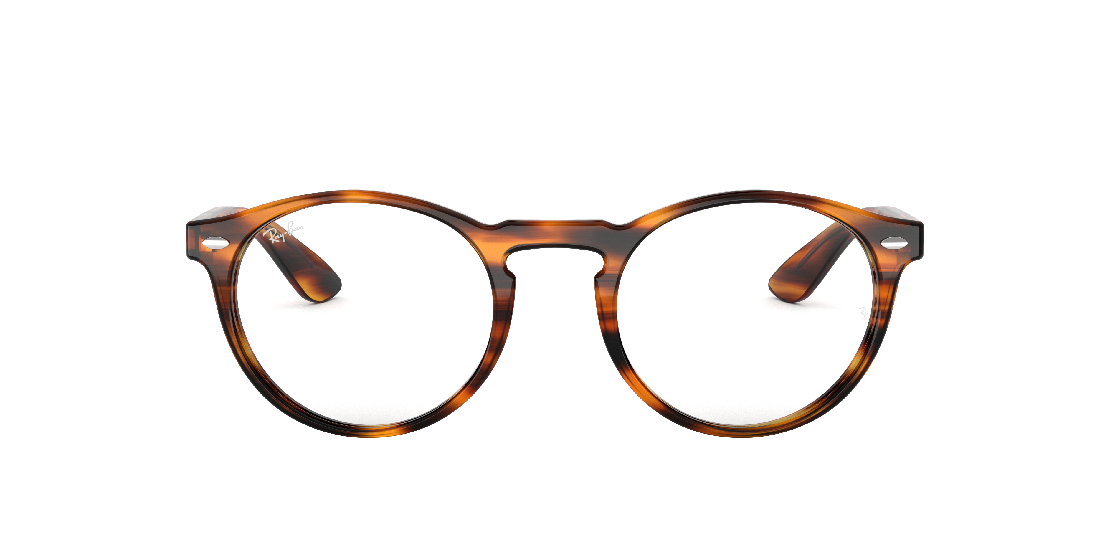 Ray-Ban 713132447406 Havana Gestreift/striped Havana/dark Havana, Size: Durchschnittlich