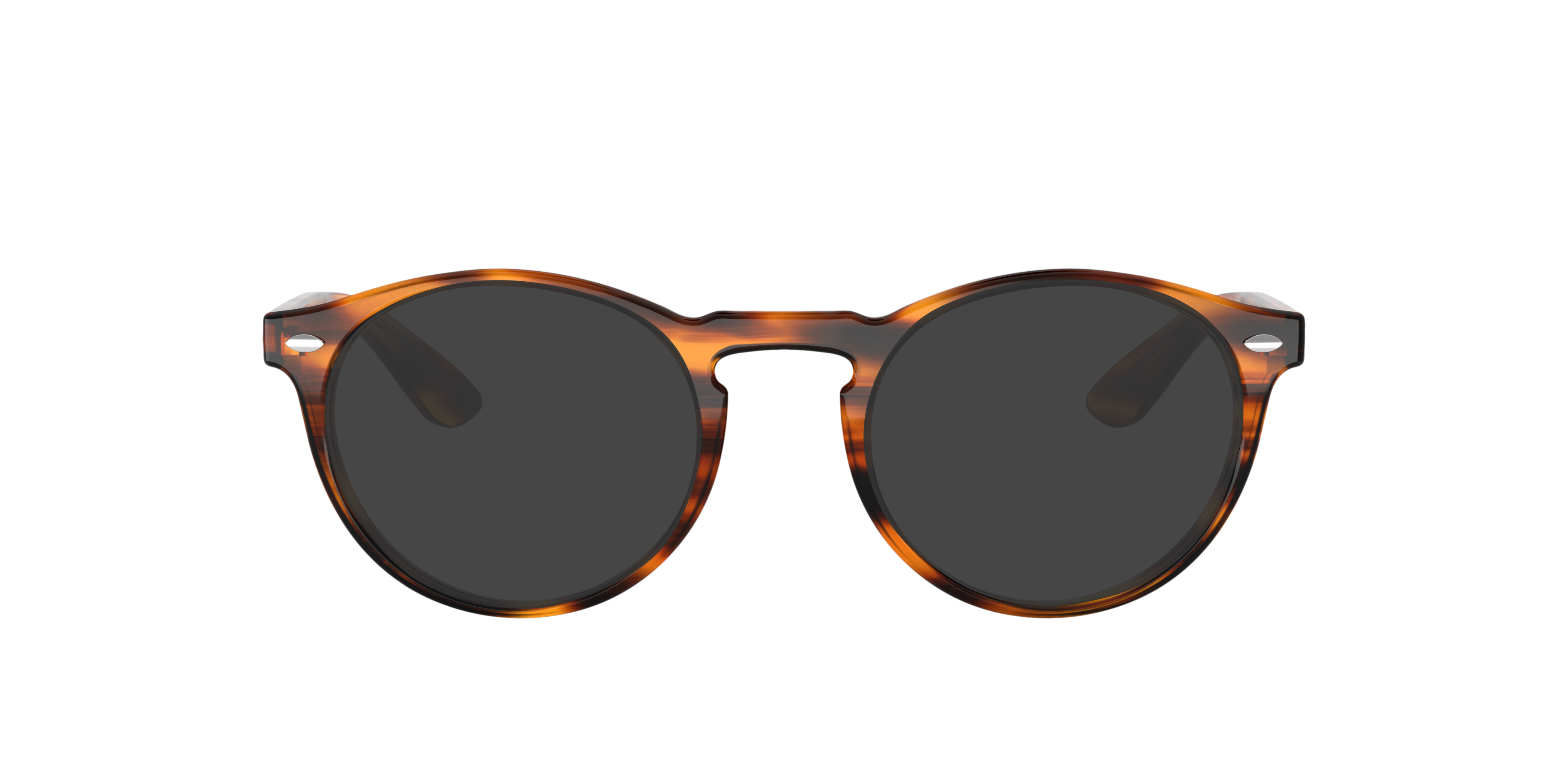 RB5283 Havana gestreept AcetaatEyeglass Frames van B24, met getinte lenzen