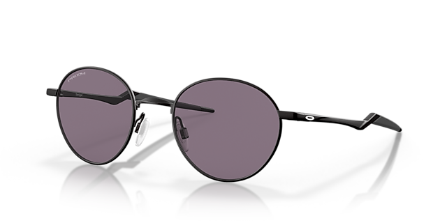 Terrigal Satijnglans zwart MetaalSunglass Frames van B24, Hoekweergave