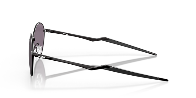 Terrigal Satijnglans zwart MetaalSunglass Frames van B24, Zijaanzicht