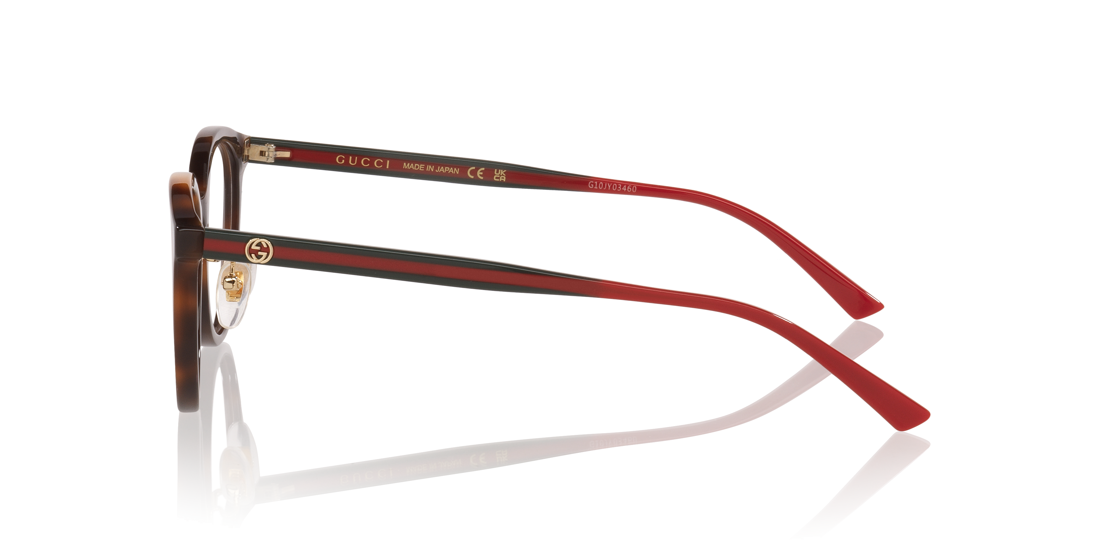 GG1867OK Tortoise AcetatEyeglass Frames von B24, Seitenansicht