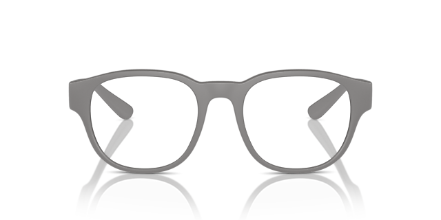 AX3110 Matgrijs KunststofEyeglass Frames van B24, Vooraanzicht