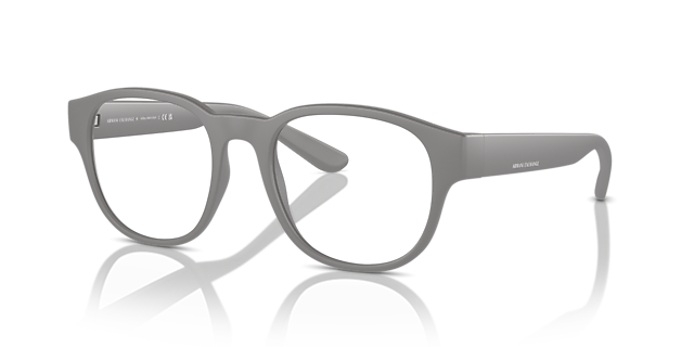 AX3110 Matgrijs KunststofEyeglass Frames van B24, Hoekweergave