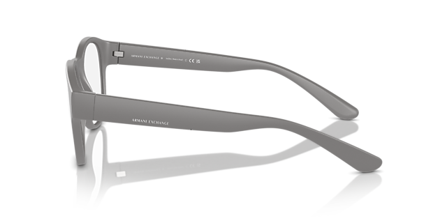 AX3110 Matgrijs KunststofEyeglass Frames van B24, Zijaanzicht