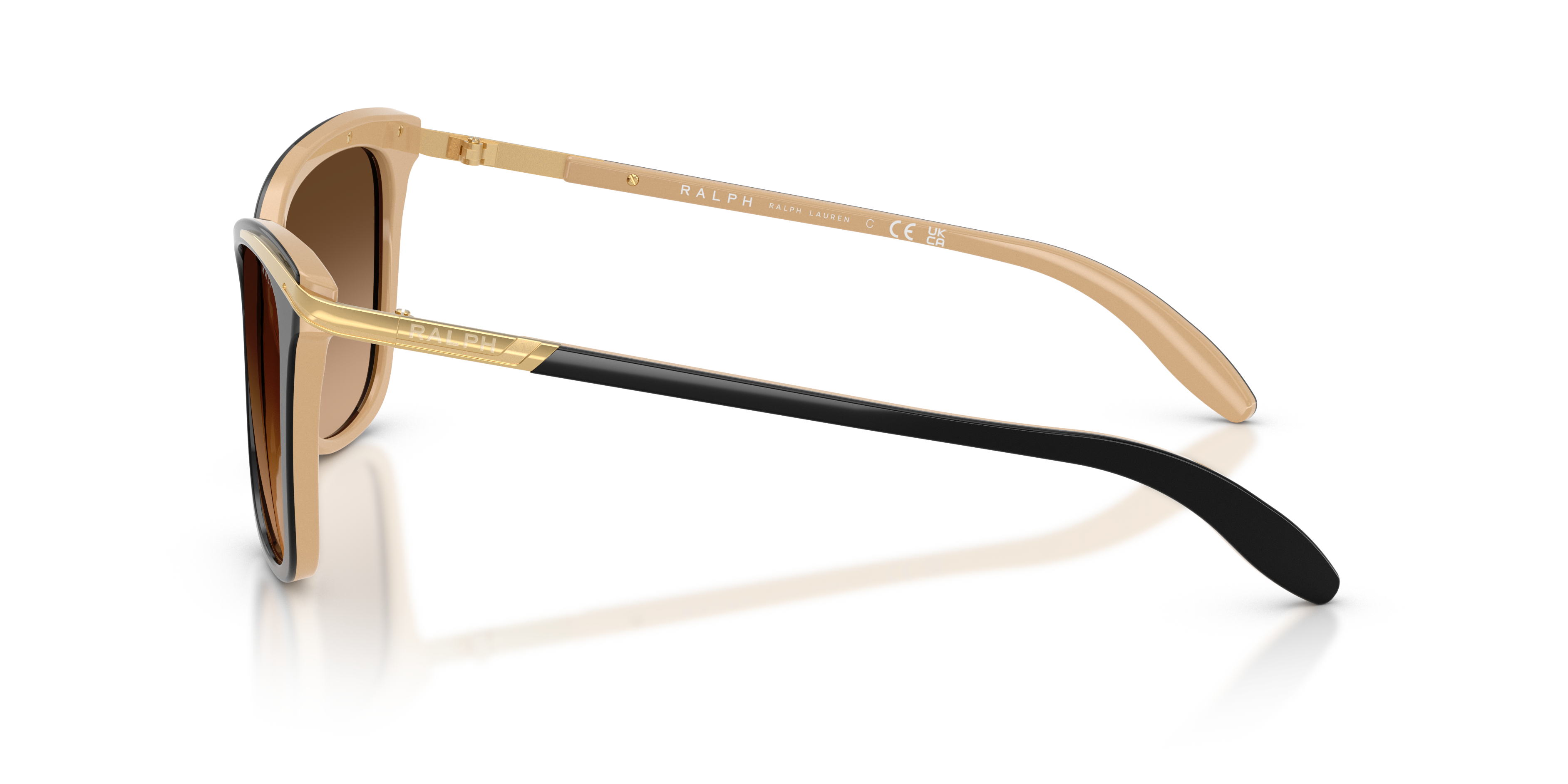RA5203 Zwart AcetaatSunglass Frames van B24, Zijaanzicht