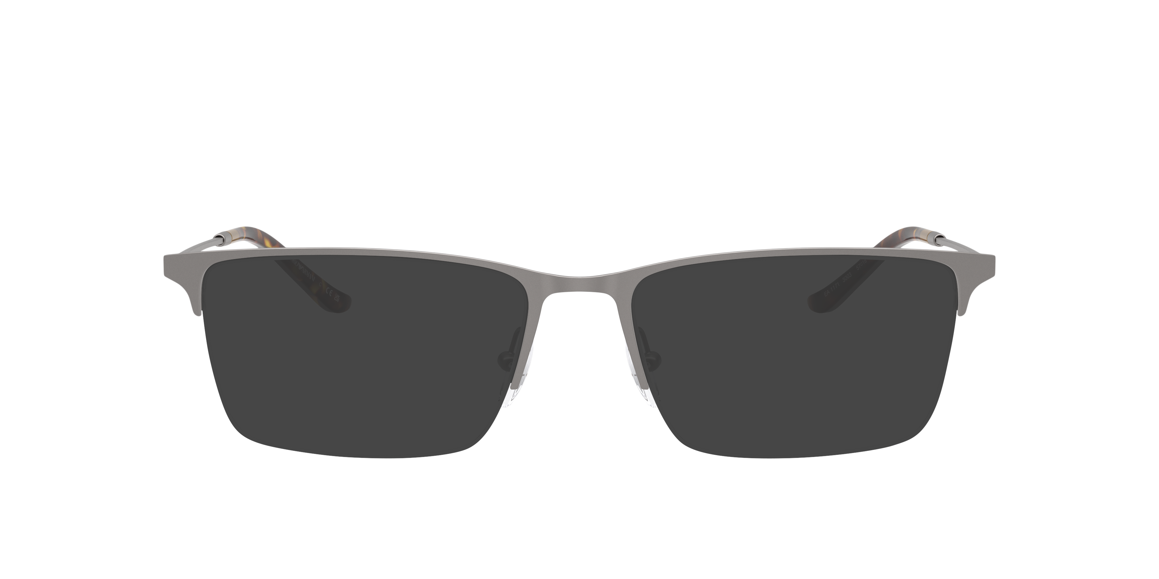 EA1171 Mat Staalgrijs MetaalEyeglass Frames van B24, met getinte lenzen