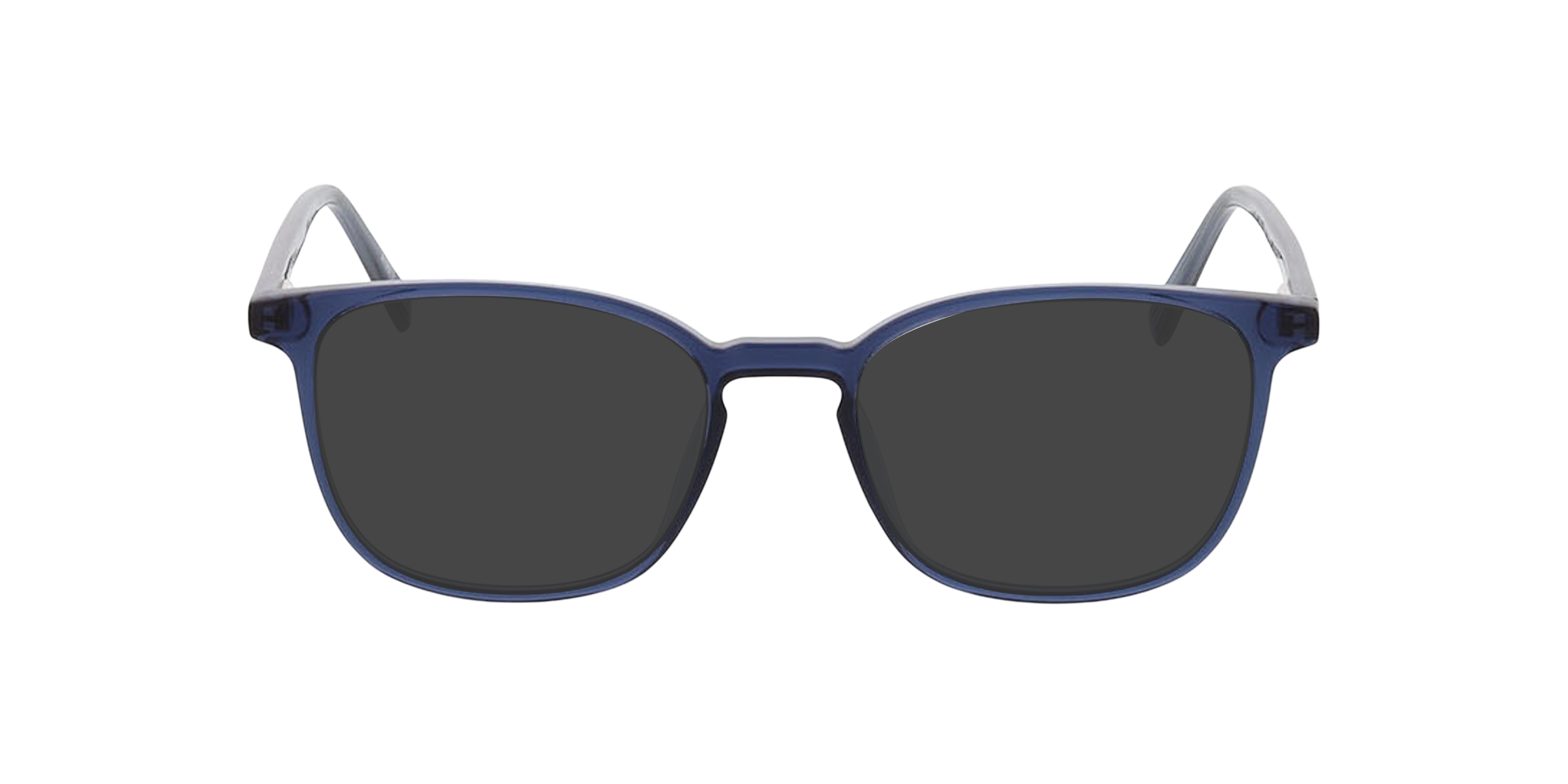 New Haven Kristal donkerblauw KunststofEyeglass Frames van B24, met getinte lenzen