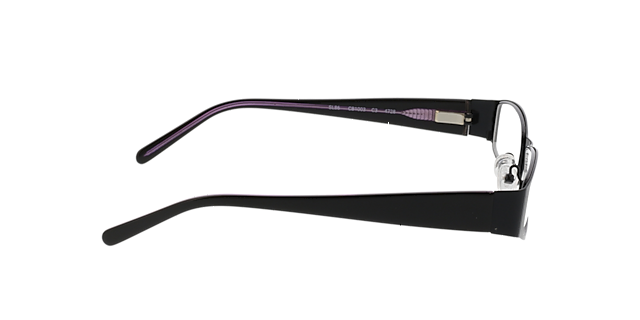 Varberg Schwarz MetallEyeglass Frames von B24, Seitenansicht