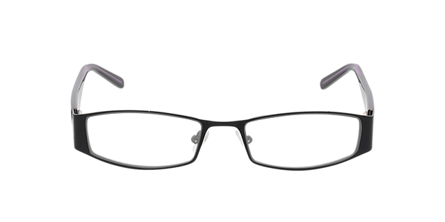 Varberg Schwarz MetallEyeglass Frames von B24, Vorderansicht