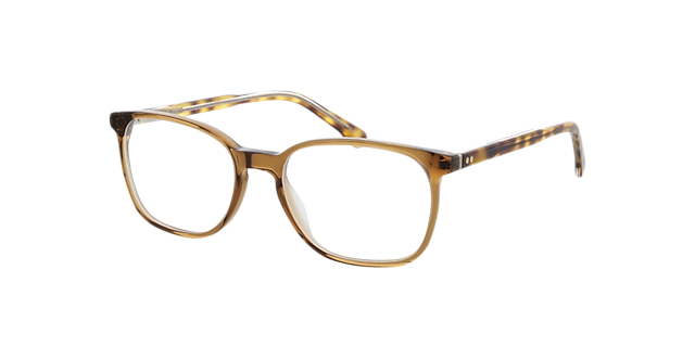 Kensington Bruin & tweelaags Havana kristal AcetaatEyeglass Frames van B24, Hoekweergave