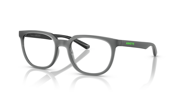 AN7263 Transparent Grey Matte & Shiny KunststoffEyeglass Frames von B24, Dreiviertelansicht