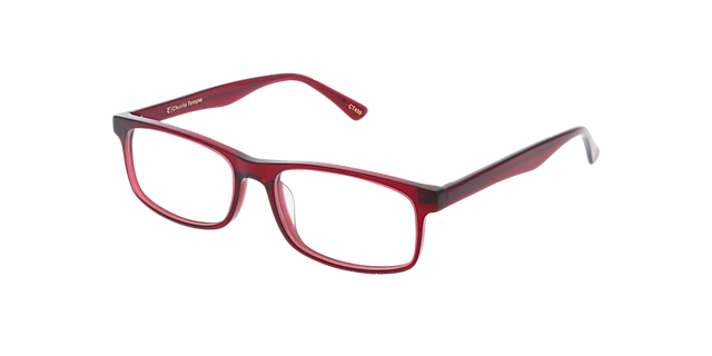 Remy Burgunderrot AcetatEyeglass Frames von B24, Dreiviertelansicht