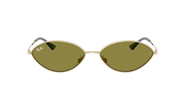 Kai Bio-Based Hellgold MetallSunglass Frames von B24, mit getönten Gläsern