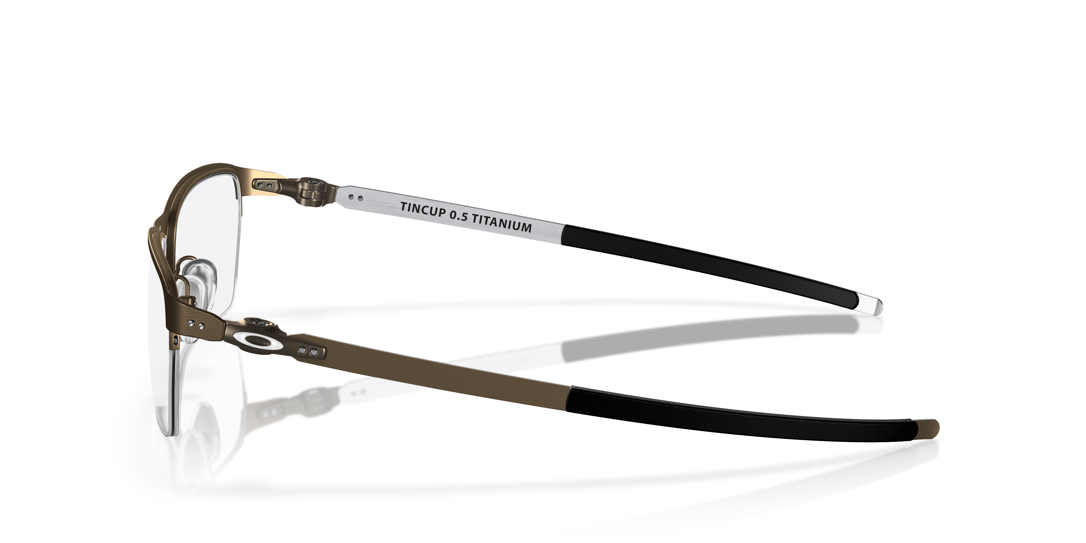 TinCup™ 0.5 Ti Poeder Tin TitaanEyeglass Frames van B24, Zijaanzicht