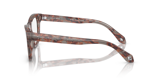 AR7240 Grijs Havana AcetaatEyeglass Frames van B24, Zijaanzicht