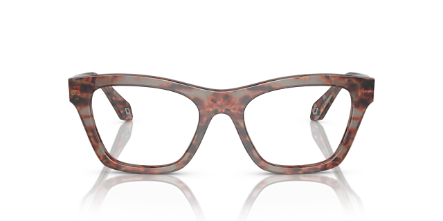 AR7240 Grijs Havana AcetaatEyeglass Frames van B24, Vooraanzicht