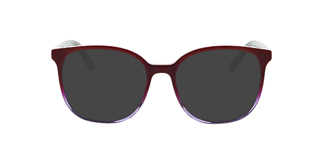 Mia Drielaags rood  &  paars AcetaatEyeglass Frames van B24, met getinte lenzen