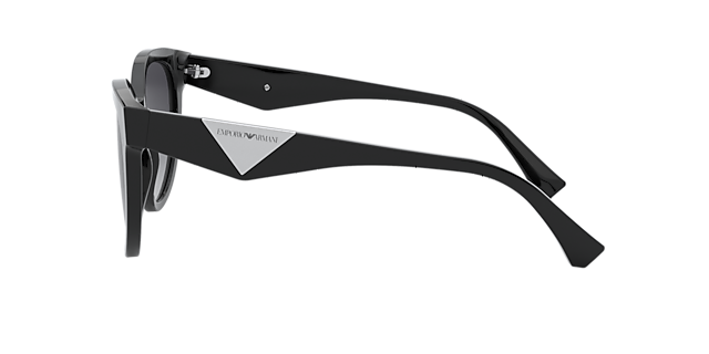 EA4140 Schwarz glänzend AcetatSunglass Frames von B24, Seitenansicht