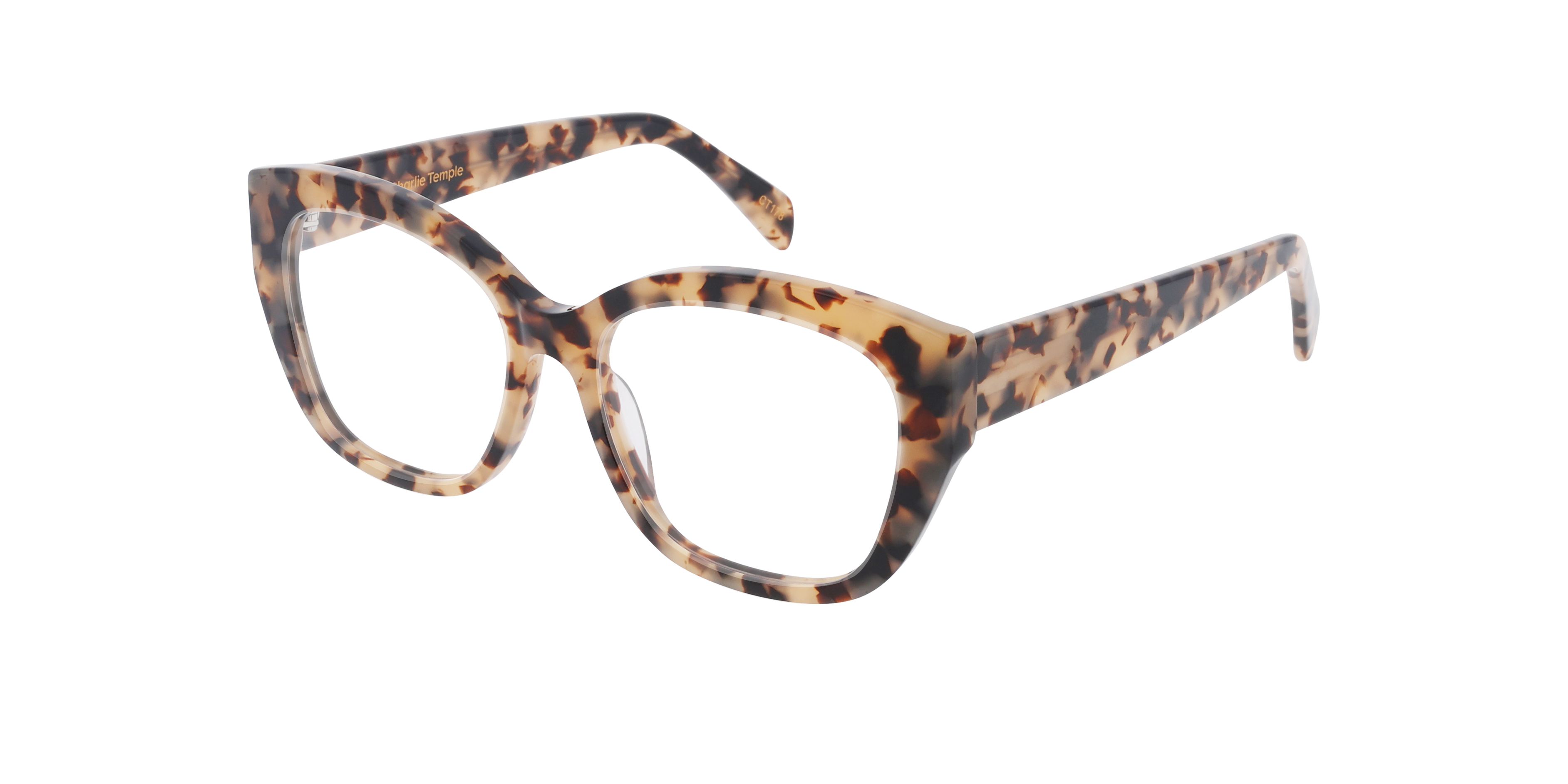 Kate CT Indian Summer AcetatEyeglass Frames von B24, Dreiviertelansicht