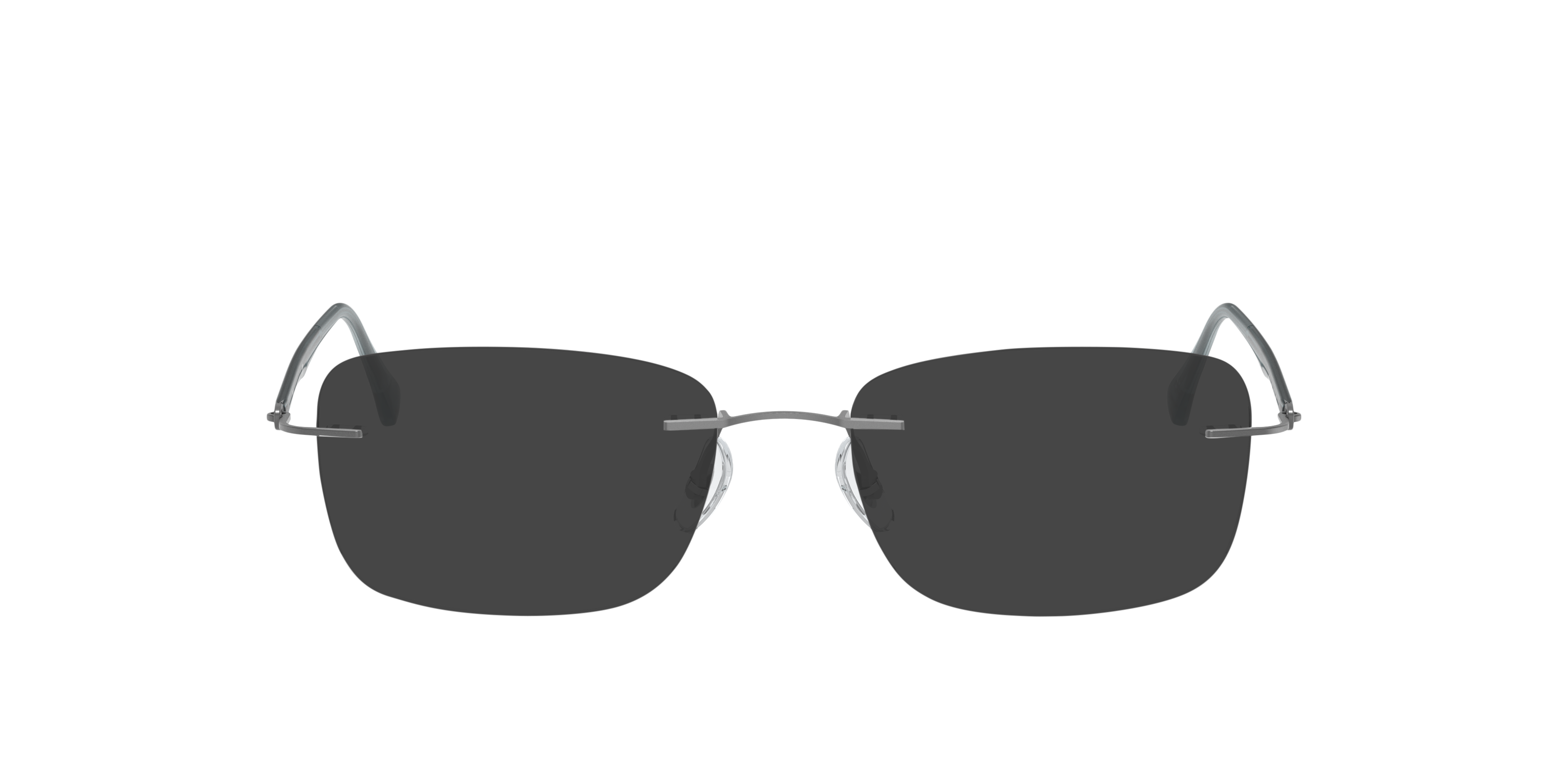 RB8725 Gunmetal TitanEyeglass Frames von B24, mit getönten Gläsern